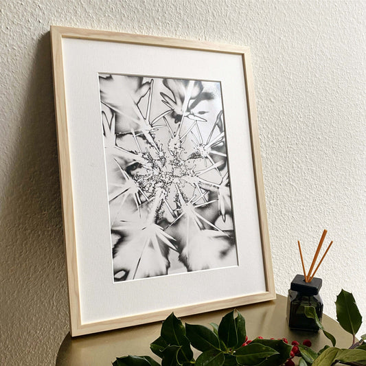 Natürlicher Holz Bilderrahmen weiß 30x40cm