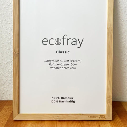 Bilderrahmen mit personalisierter Logo Gravur