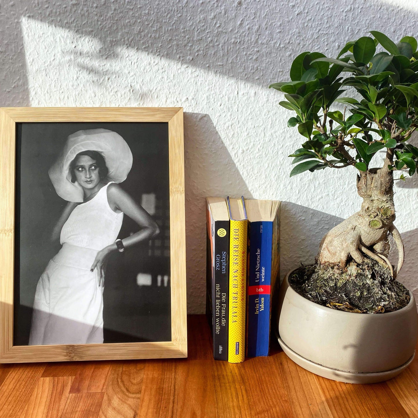 Ecofray Classic Holz Bilderrahmen Bambus für die Bildgröße A4