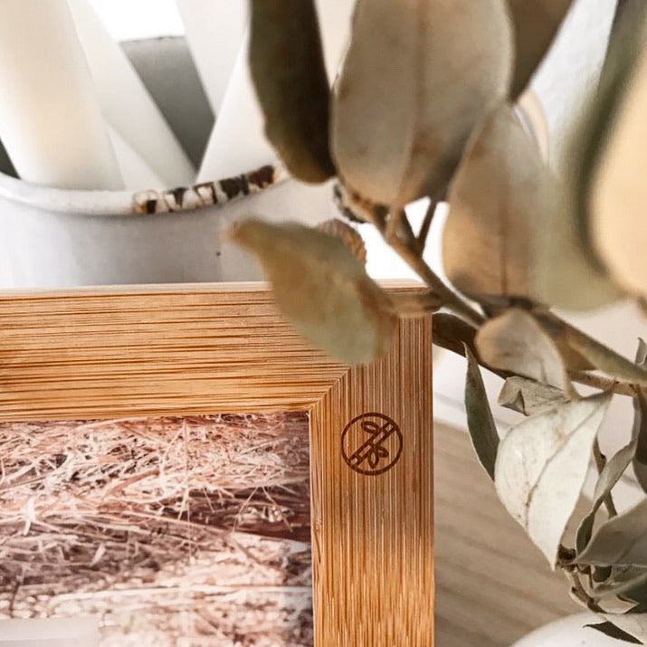 Ecofray Bold Bilderrahmen Close-up Foto der Gravur